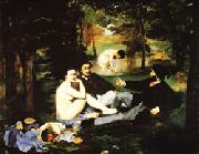 Edouard Manet dejeuner sur l'herbe(the Picnic oil painting reproduction